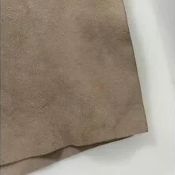 Eskandar Suede Leather Jacket Womens One Size Open Front Kimono England Luxury - Picture 13 of 15